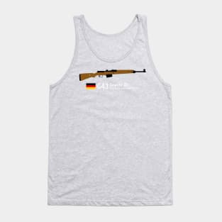 G43 German Gewehr 43 historical 1943 German semi-automatic rifle white Tank Top